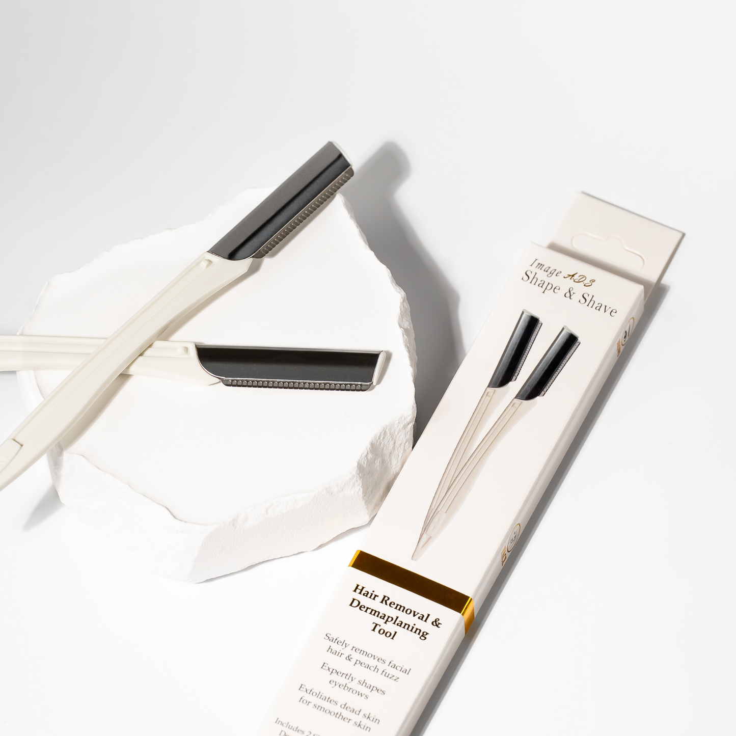 Shape & Shave™ Smooth, Bright & Hydrate Set | Dermaplaning Tool