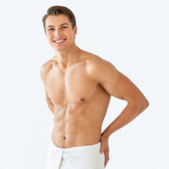 Full Back - Chest - Stomach - Back Of Neck Course of 6| Laser Hair Removal