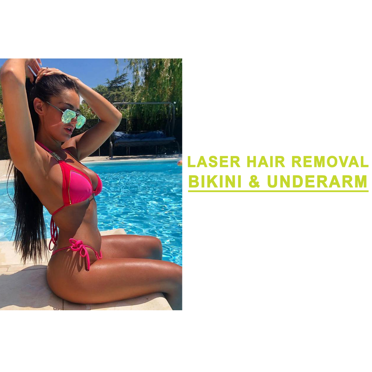 Laser hair removal Bikini & Underarm 6 treatments